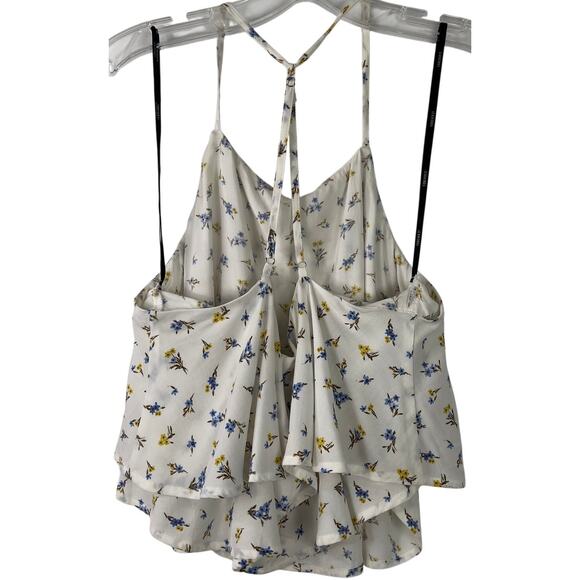 Forever 21 NWT Layer Floral Cami Top Cottagecore Razor Back Fairycore Size M - Picture 4 of 16